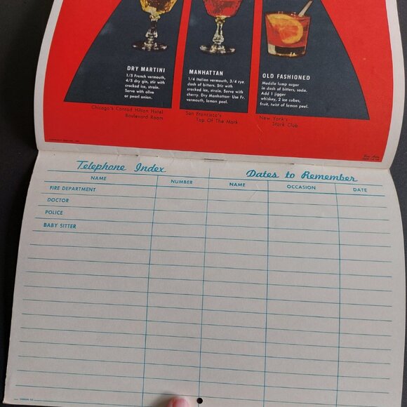 vintage 1961 bar calendar from WK Oriental Foods in Regina - Picture 16 of 16